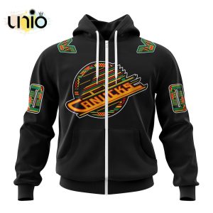 NHL Vancouver Canucks Special Black Excellence Design Hoodie 3D