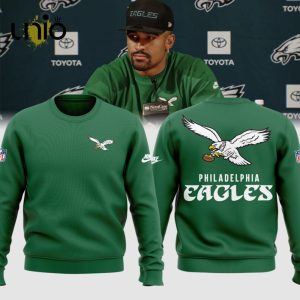 Jaylen Hurts’s NFL Philadelphia Eagles KELLY GREEN Sweatshirt, Jogger, Cap Limited