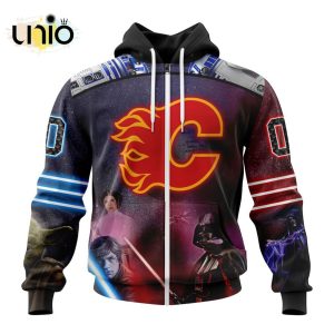 NHL Calgary Flames Special Star Wars Design Hoodie 3D