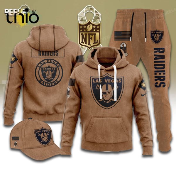 Las Vegas Raiders Salute To Service Veterans Hoodie, Jogger, Cap