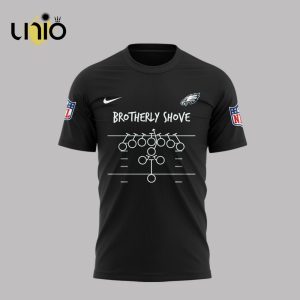 Limited Brotherly Shove NFL Philadelphia Eagles Football Black T-Shirt, Jogger, Cap