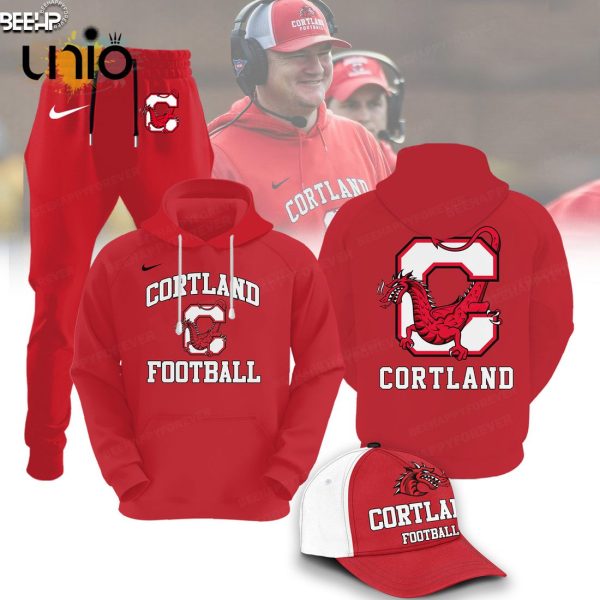 Limited Edition Cortland Red Dragons Hoodie, Jogger, Cap – Red