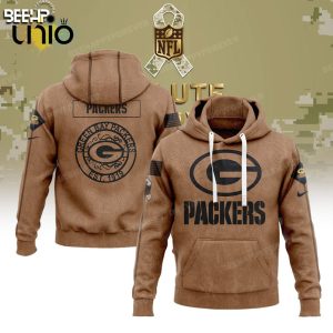 Green Bay Packers Salute To Service Veterans Hoodie, Jogger, Cap