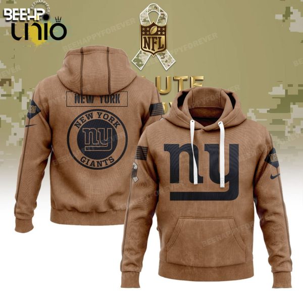 New York Giants Salute To Service Veterans Hoodie, Jogger, Cap