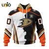 NHL Anaheim Ducks Special Mix KISS Band Design Hoodie 3D