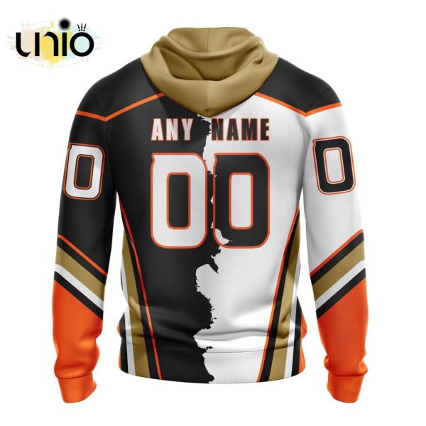 NHL Anaheim Ducks Personalize 2024 Home Mix Away Kits Hoodie 3D