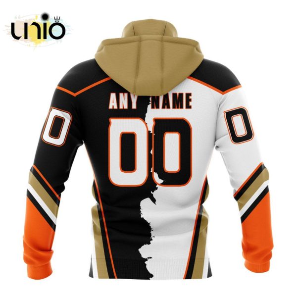 NHL Anaheim Ducks Personalize 2024 Home Mix Away Kits Hoodie 3D