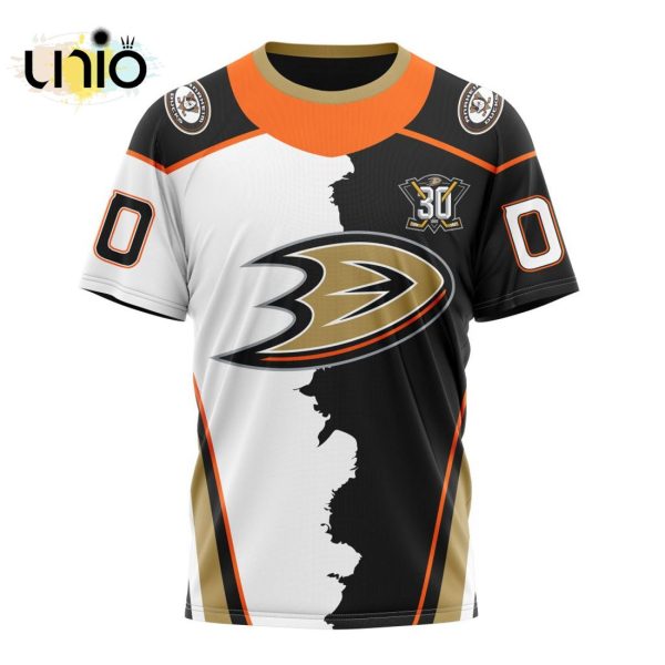 NHL Anaheim Ducks Personalize 2024 Home Mix Away Kits Hoodie 3D