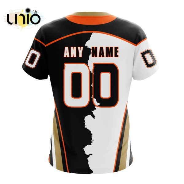 NHL Anaheim Ducks Personalize 2024 Home Mix Away Kits Hoodie 3D