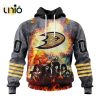 NHL Anaheim Ducks Personalize 2024 Home Mix Away Kits Hoodie 3D