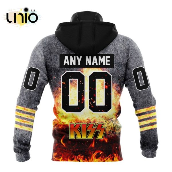 NHL Anaheim Ducks Special Mix KISS Band Design Hoodie 3D