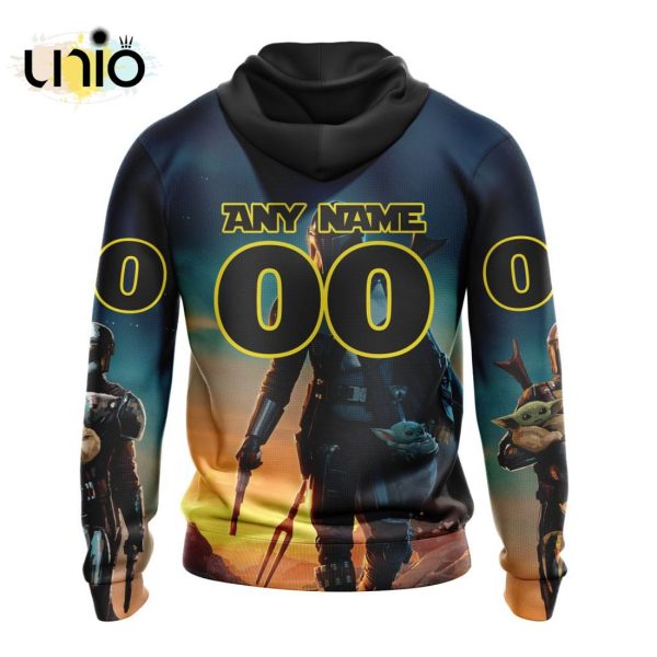 NHL Anaheim Ducks Special Star Wars The Mandalorian Design Hoodie 3D