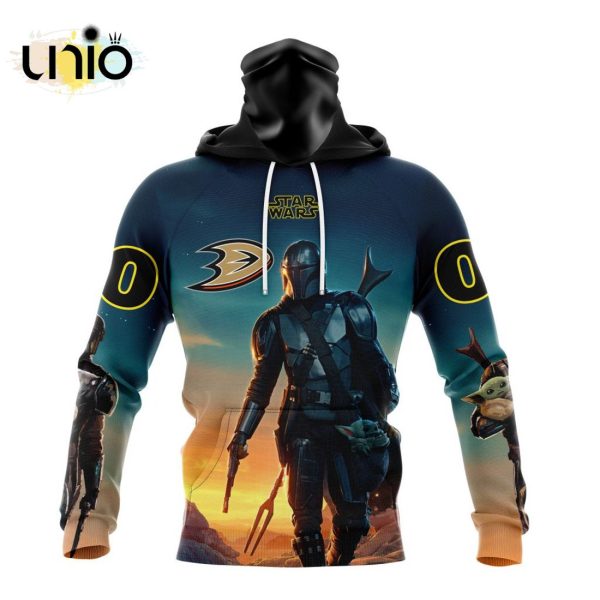 NHL Anaheim Ducks Special Star Wars The Mandalorian Design Hoodie 3D