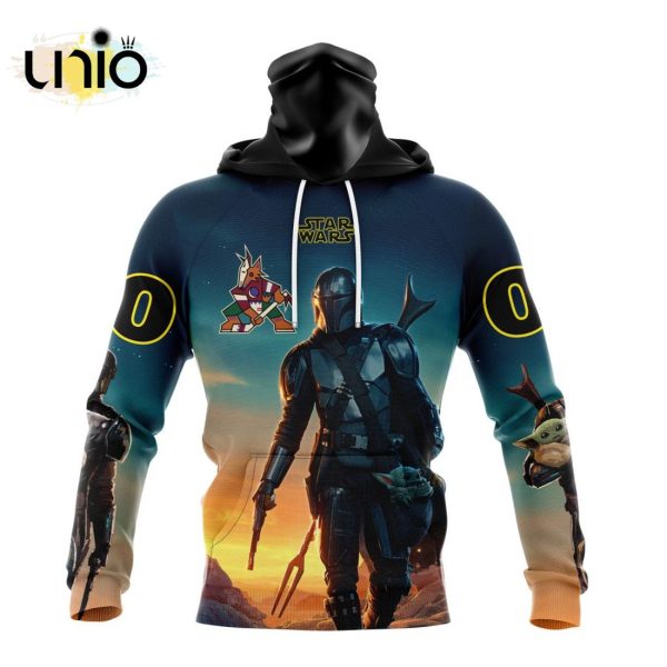 NHL Arizona Coyotes Special Star Wars The Mandalorian Design Hoodie 3D