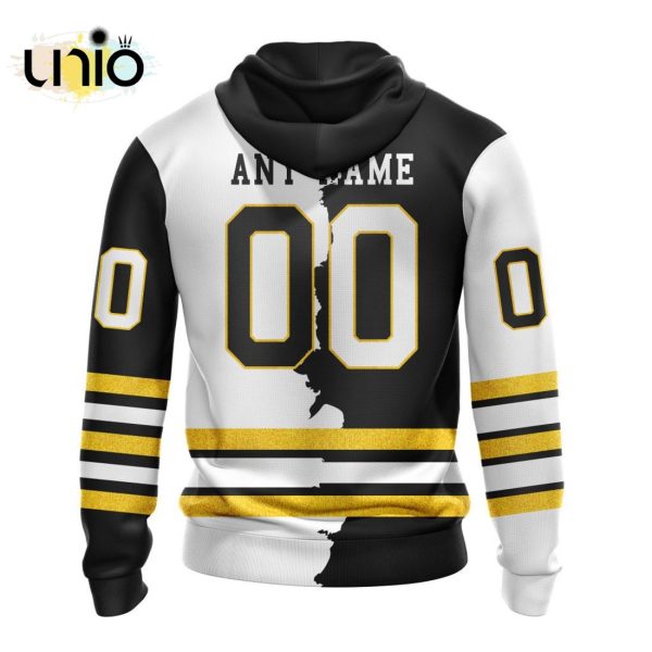 NHL Boston Bruins Personalize 2024 Home Mix Away Kits Hoodie 3D