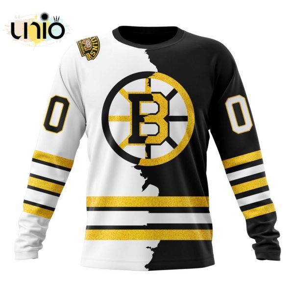 NHL Boston Bruins Personalize 2024 Home Mix Away Kits Hoodie 3D