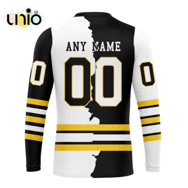 NHL Boston Bruins Personalize 2024 Home Mix Away Kits Hoodie 3D