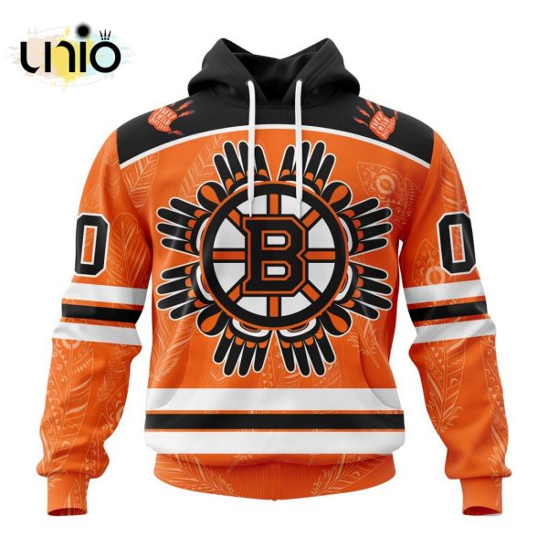 NHL Boston Bruins Special National Day For Truth And Reconciliation Design Hoodie 3D