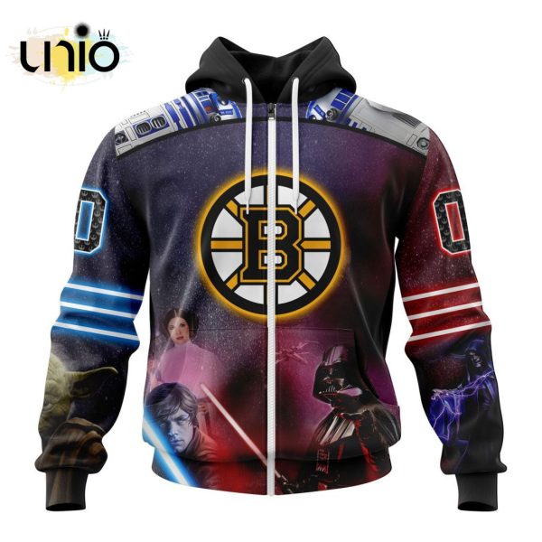 NHL Boston Bruins Special Star Wars Design Hoodie 3D