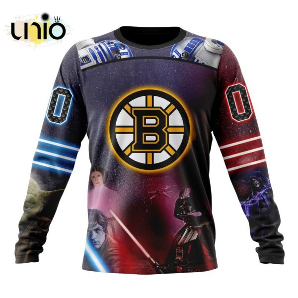 NHL Boston Bruins Special Star Wars Design Hoodie 3D