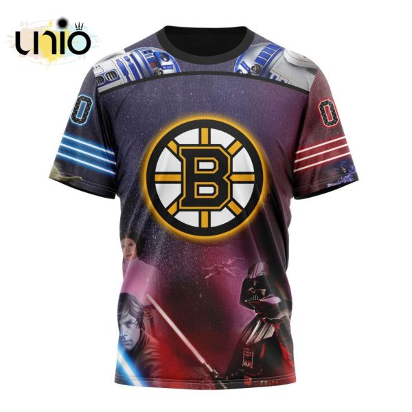 NHL Boston Bruins Special Star Wars Design Hoodie 3D