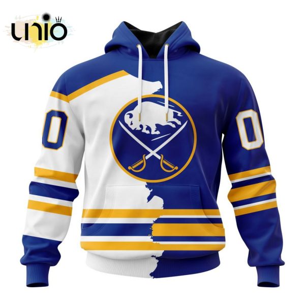 NHL Buffalo Sabres Personalize 2024 Home Mix Away Kits Hoodie 3D