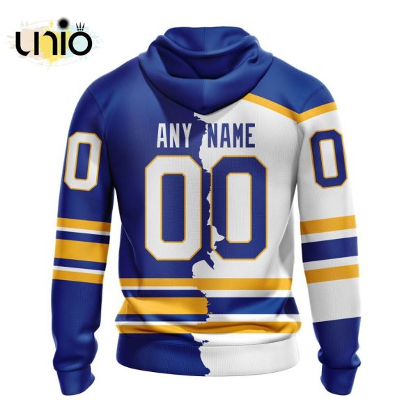 NHL Buffalo Sabres Personalize 2024 Home Mix Away Kits Hoodie 3D