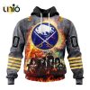 NHL Calgary Flames Personalize 2024 Home Mix Away Kits Hoodie 3D