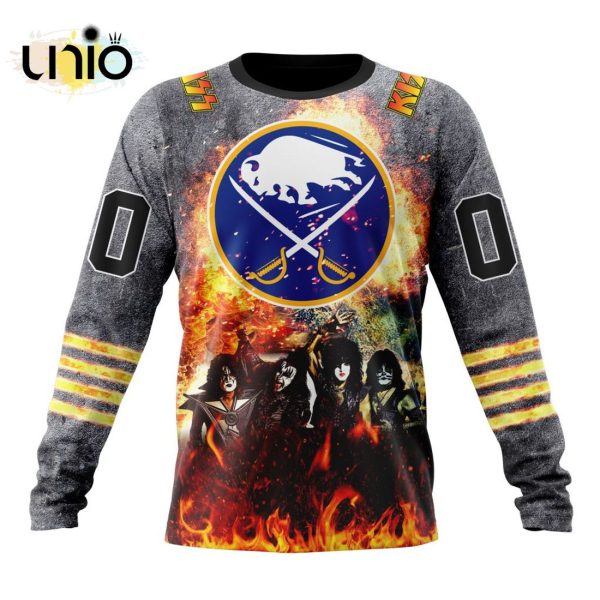 NHL Buffalo Sabres Special Mix KISS Band Design Hoodie 3D