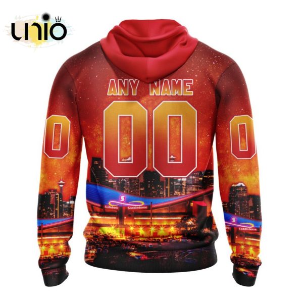 NHL Calgary Flames Special Design With Scotiabank Saddledome Hoodie 3D