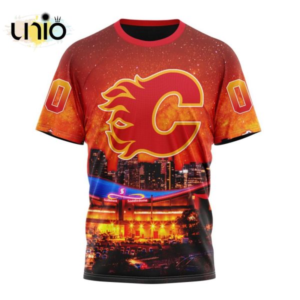 NHL Calgary Flames Special Design With Scotiabank Saddledome Hoodie 3D