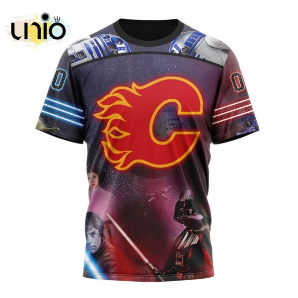 NHL Calgary Flames Special Star Wars Design Hoodie 3D