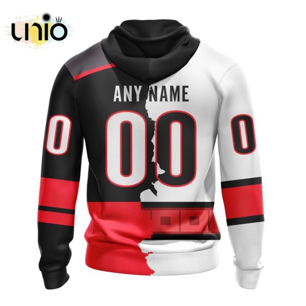 NHL Carolina Hurricanes Personalize 2024 Home Mix Away Kits Hoodie 3D