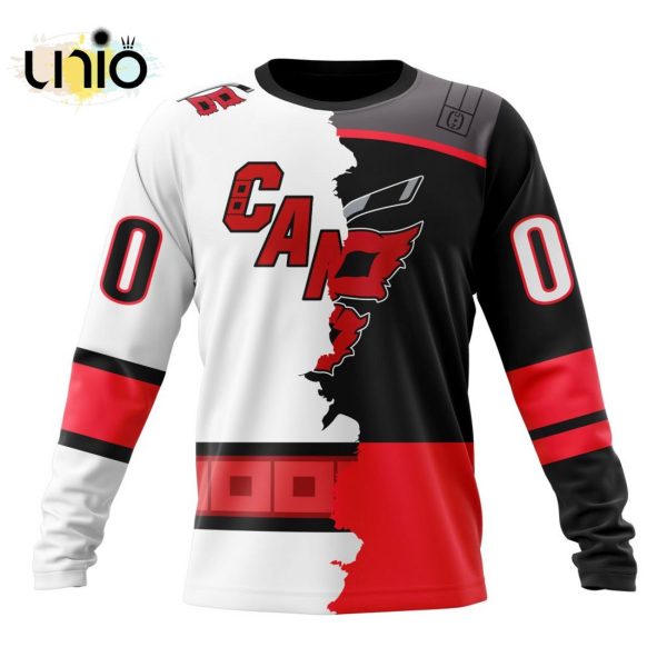 NHL Carolina Hurricanes Personalize 2024 Home Mix Away Kits Hoodie 3D