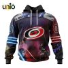 NHL Carolina Hurricanes Special Star Wars The Mandalorian Design Hoodie 3D