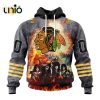 NHL Chicago Blackhawks Personalize 2024 Home Mix Away Kits Hoodie 3D