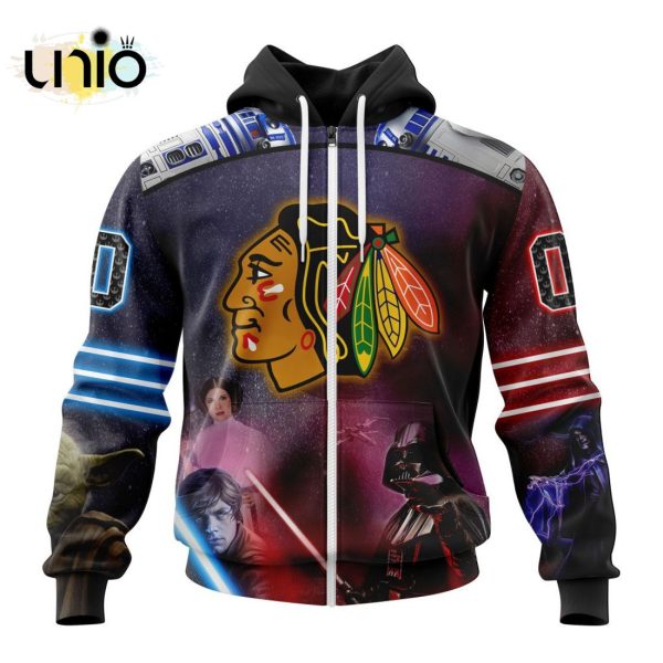 NHL Chicago Blackhawks Special Star Wars Design Hoodie 3D