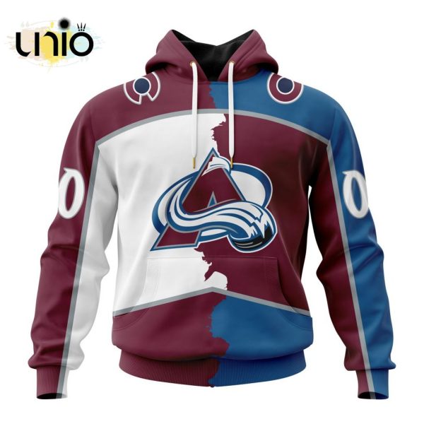 NHL Colorado Avalanche Personalize 2024 Home Mix Away Kits Hoodie 3D