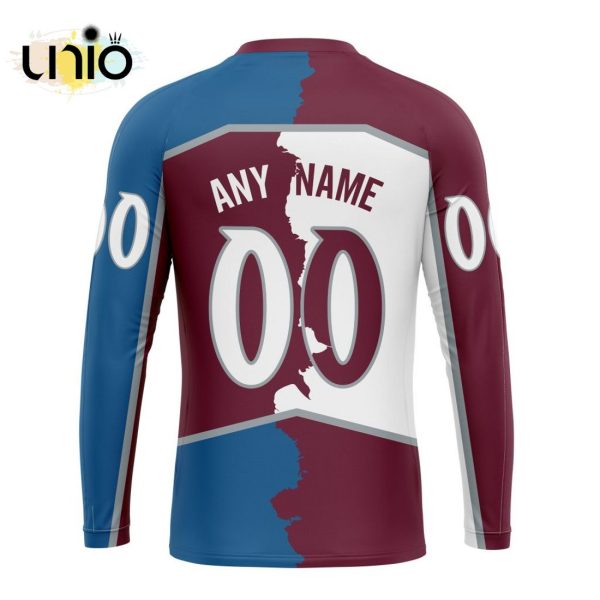 NHL Colorado Avalanche Personalize 2024 Home Mix Away Kits Hoodie 3D