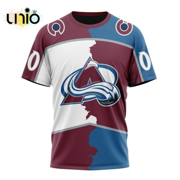 NHL Colorado Avalanche Personalize 2024 Home Mix Away Kits Hoodie 3D