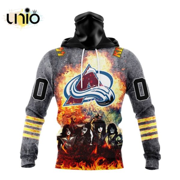 NHL Colorado Avalanche Special Mix KISS Band Design Hoodie 3D