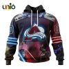 NHL Colorado Avalanche Special Star Wars The Mandalorian Design Hoodie 3D