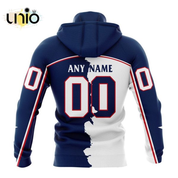 NHL Columbus Blue Jackets Personalize 2024 Home Mix Away Kits Hoodie 3D