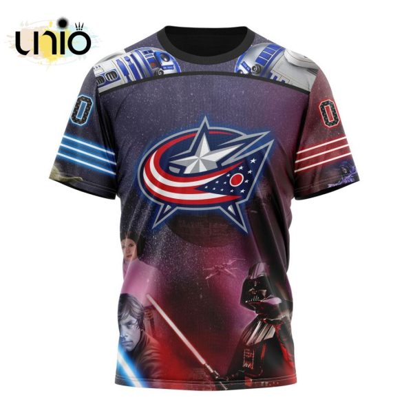 NHL Columbus Blue Jackets Special Star Wars Design Hoodie 3D