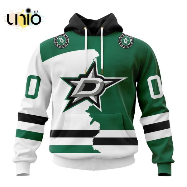 NHL Dallas Stars Personalize 2024 Home Mix Away Kits Hoodie 3D