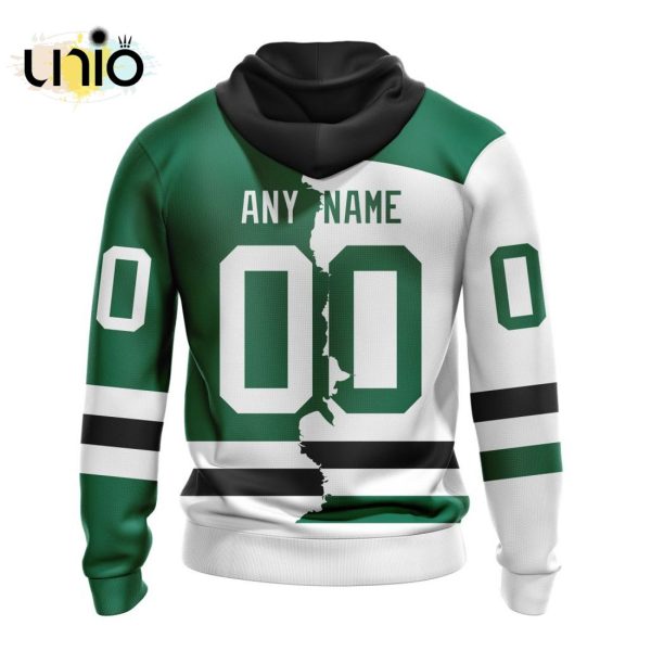 NHL Dallas Stars Personalize 2024 Home Mix Away Kits Hoodie 3D