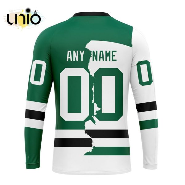 NHL Dallas Stars Personalize 2024 Home Mix Away Kits Hoodie 3D