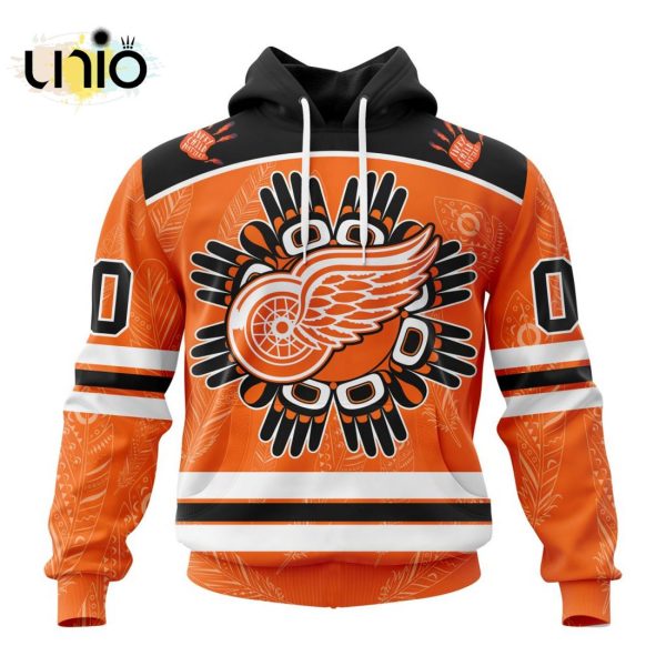 NHL Detroit Red Wings Special National Day For Truth And Reconciliation Design Hoodie 3D