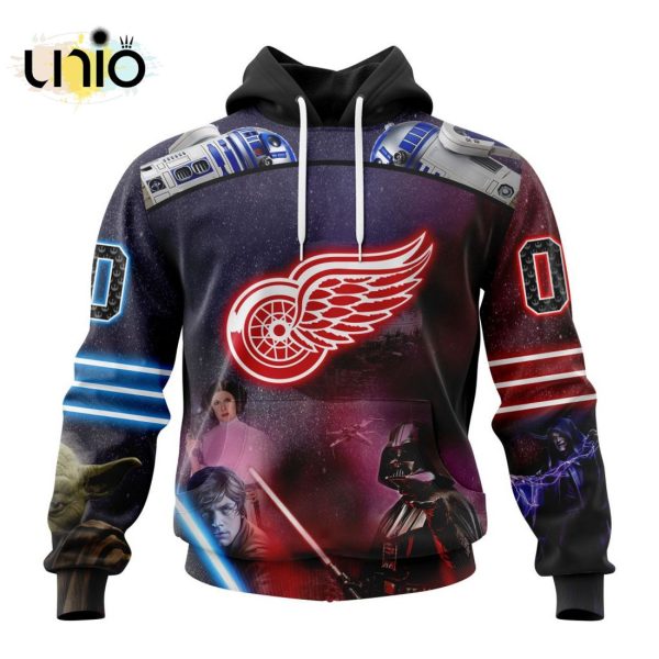 NHL Detroit Red Wings Special Star Wars Design Hoodie 3D