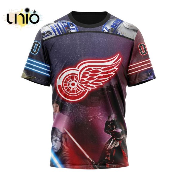 NHL Detroit Red Wings Special Star Wars Design Hoodie 3D